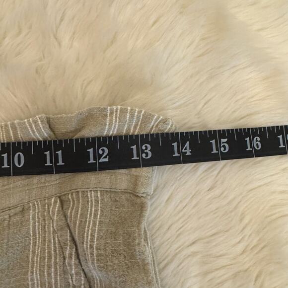 Free People Sage Combo Stripe Semi Sweet Crop Pants XS - Picture 14 of 15